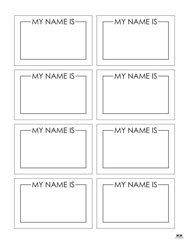 Name Tags 44 Unique Designs FREE Printabulls Name Tags 44 Unique Designs FREE Printabulls
