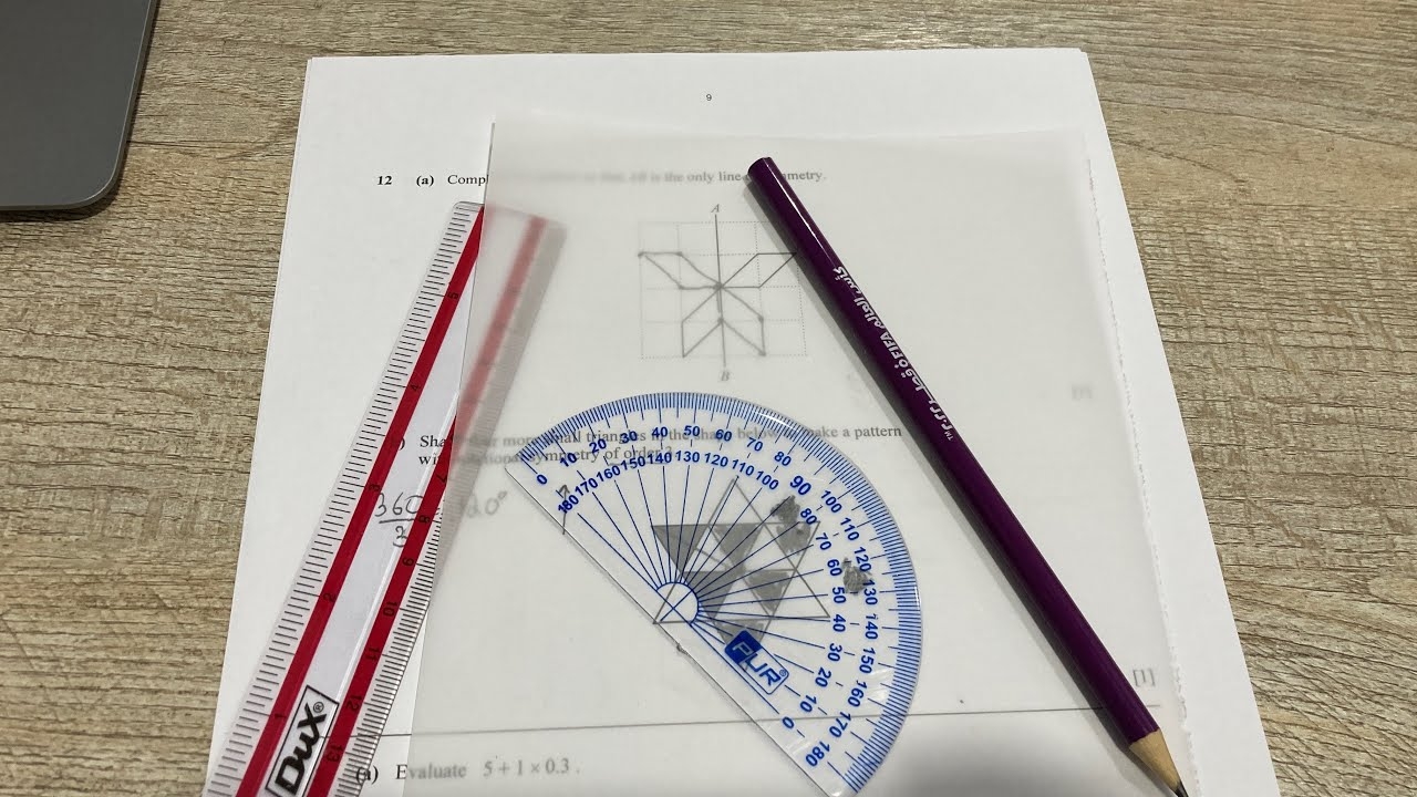 O Level Math Rotational Symmetry With Tracing Paper An Alternate Method YouTube