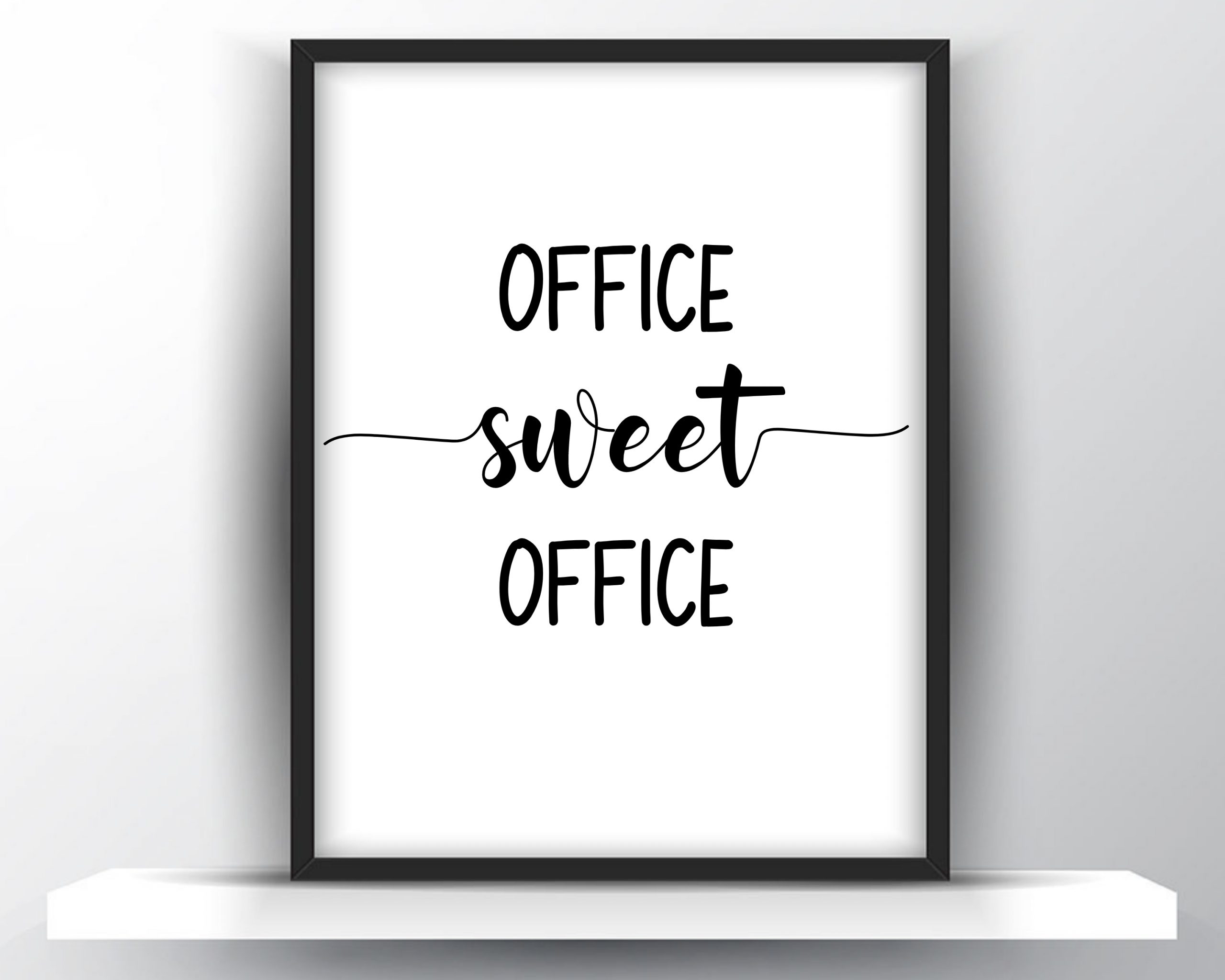 Office Sweet Office Printable Wall Art Shark Printables