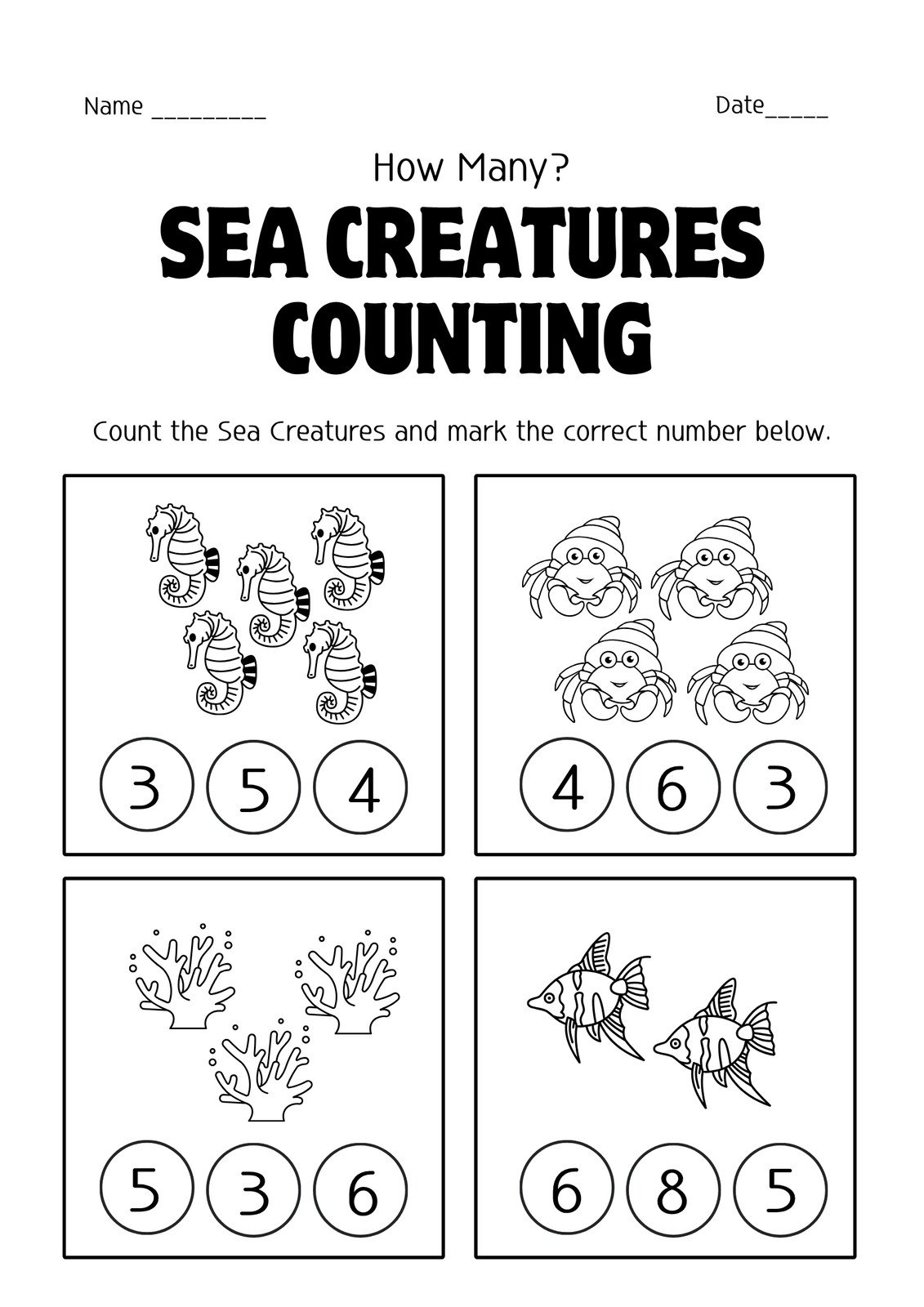 free printable worksheets for kindergarten