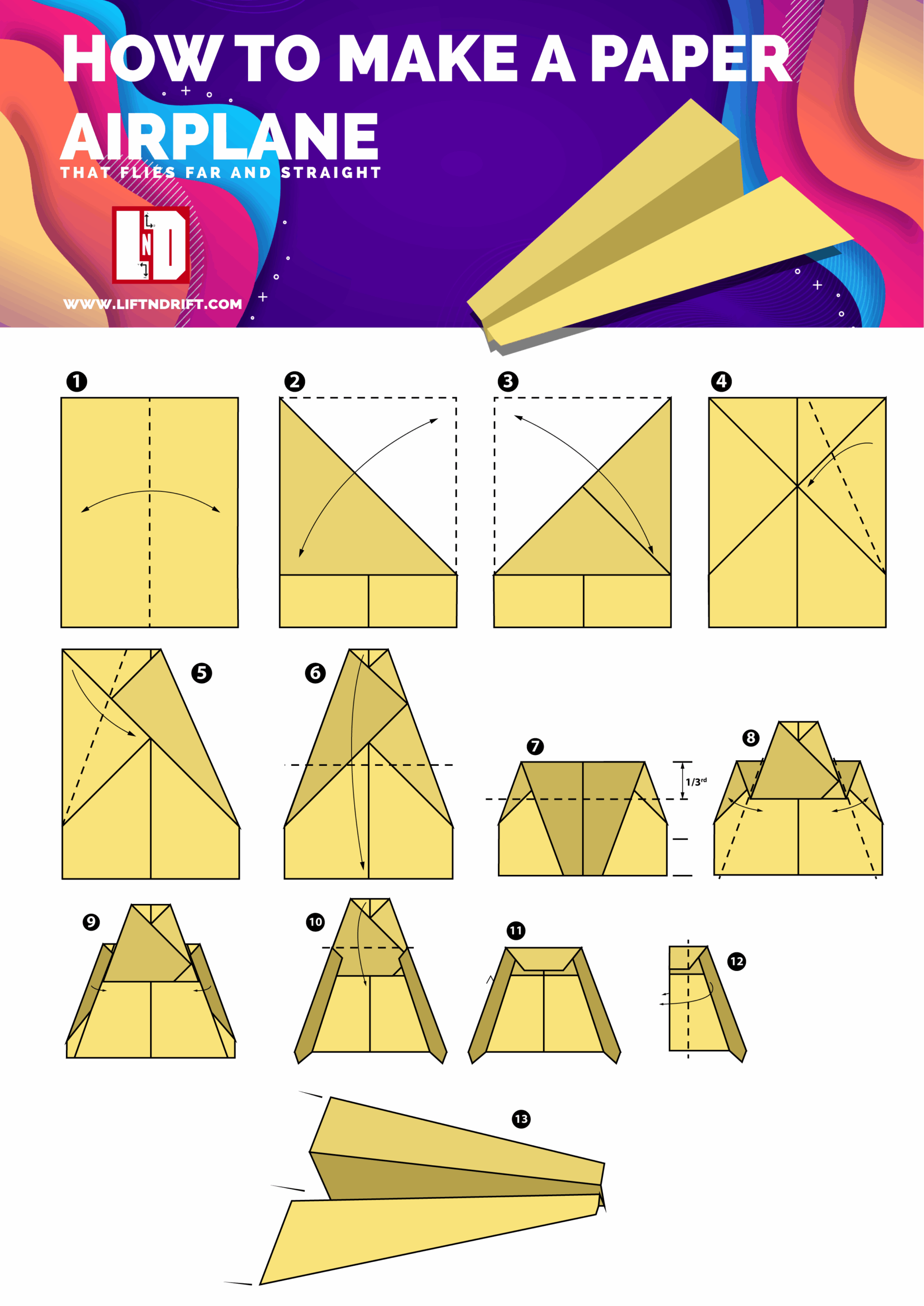 paper airplane template printable