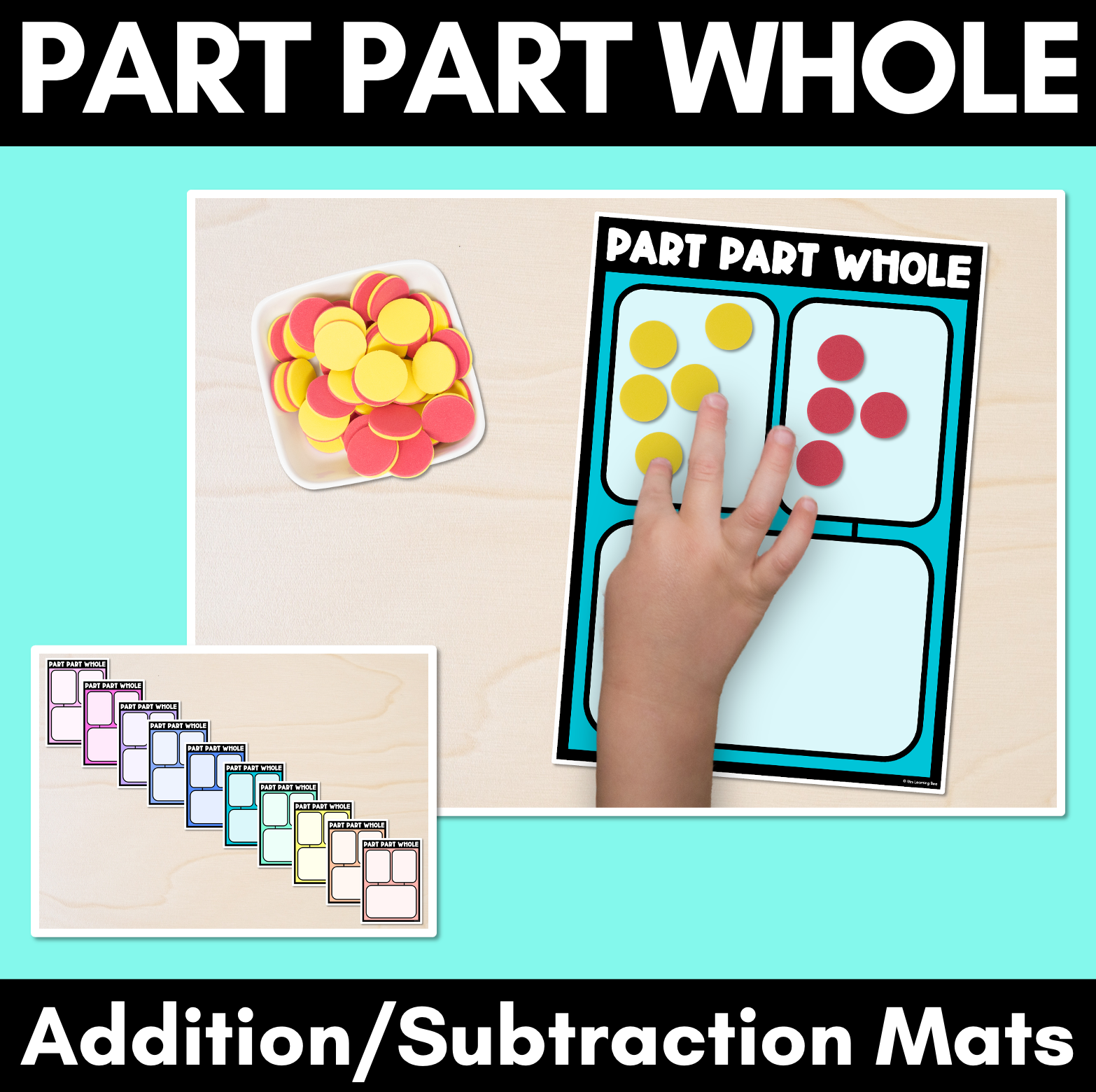 Part Part Whole Mats Mrs Learning Bee