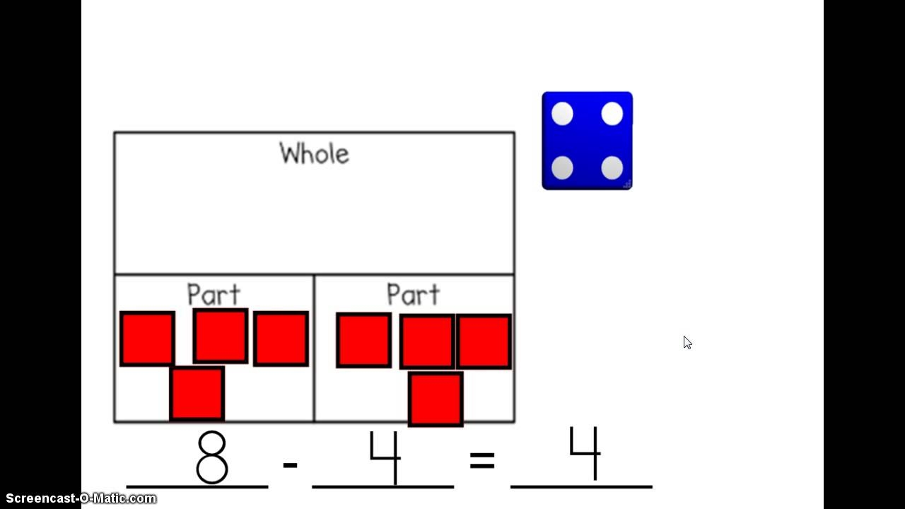 Part Part Whole With Subtraction YouTube