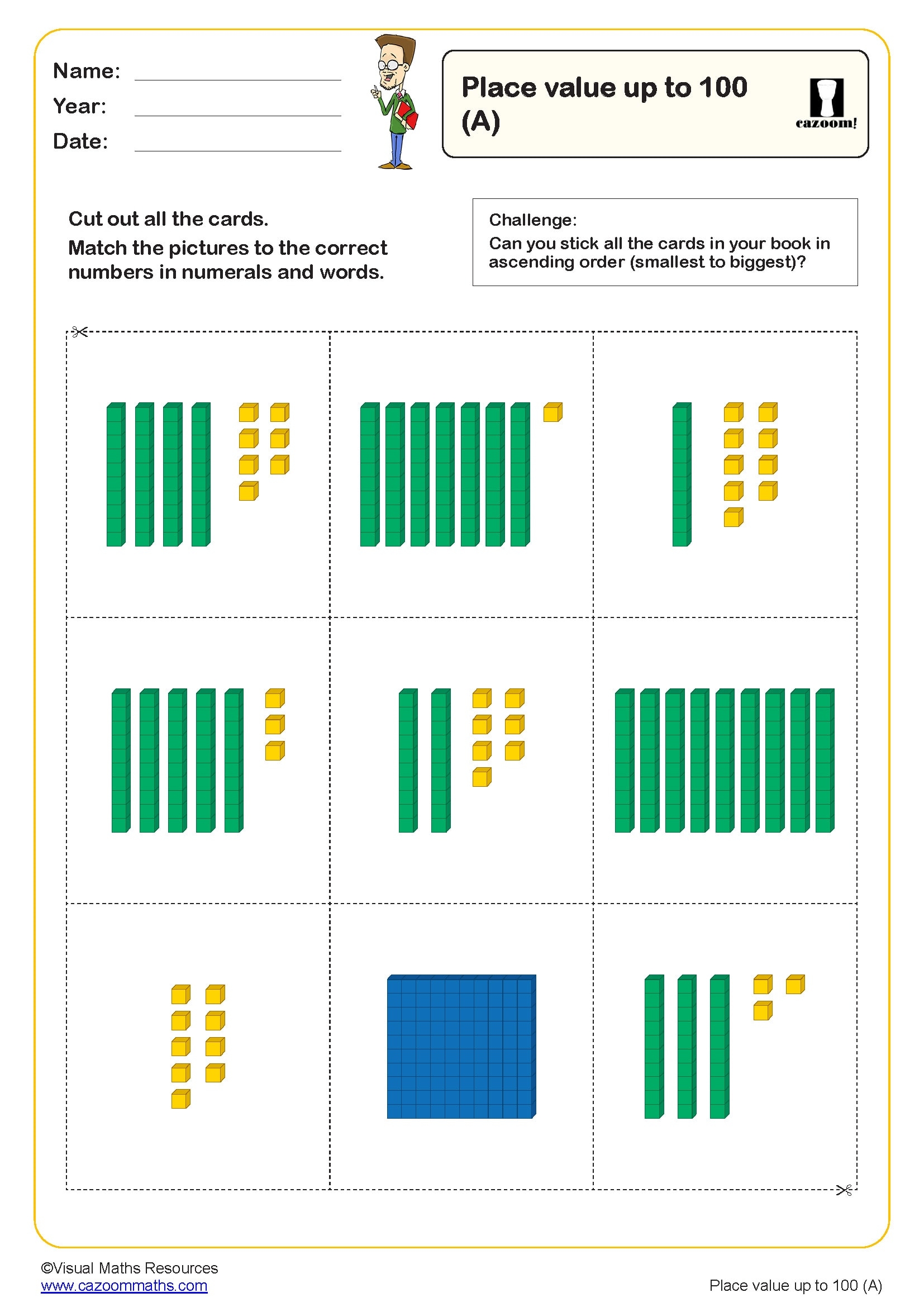 value place value worksheets