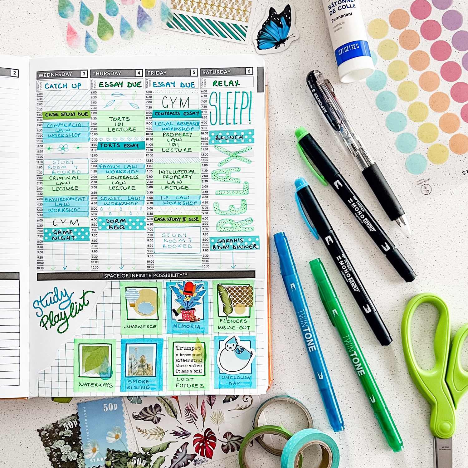 Planner Ideas For School Using Your Passion Planner Tombow USA Blog