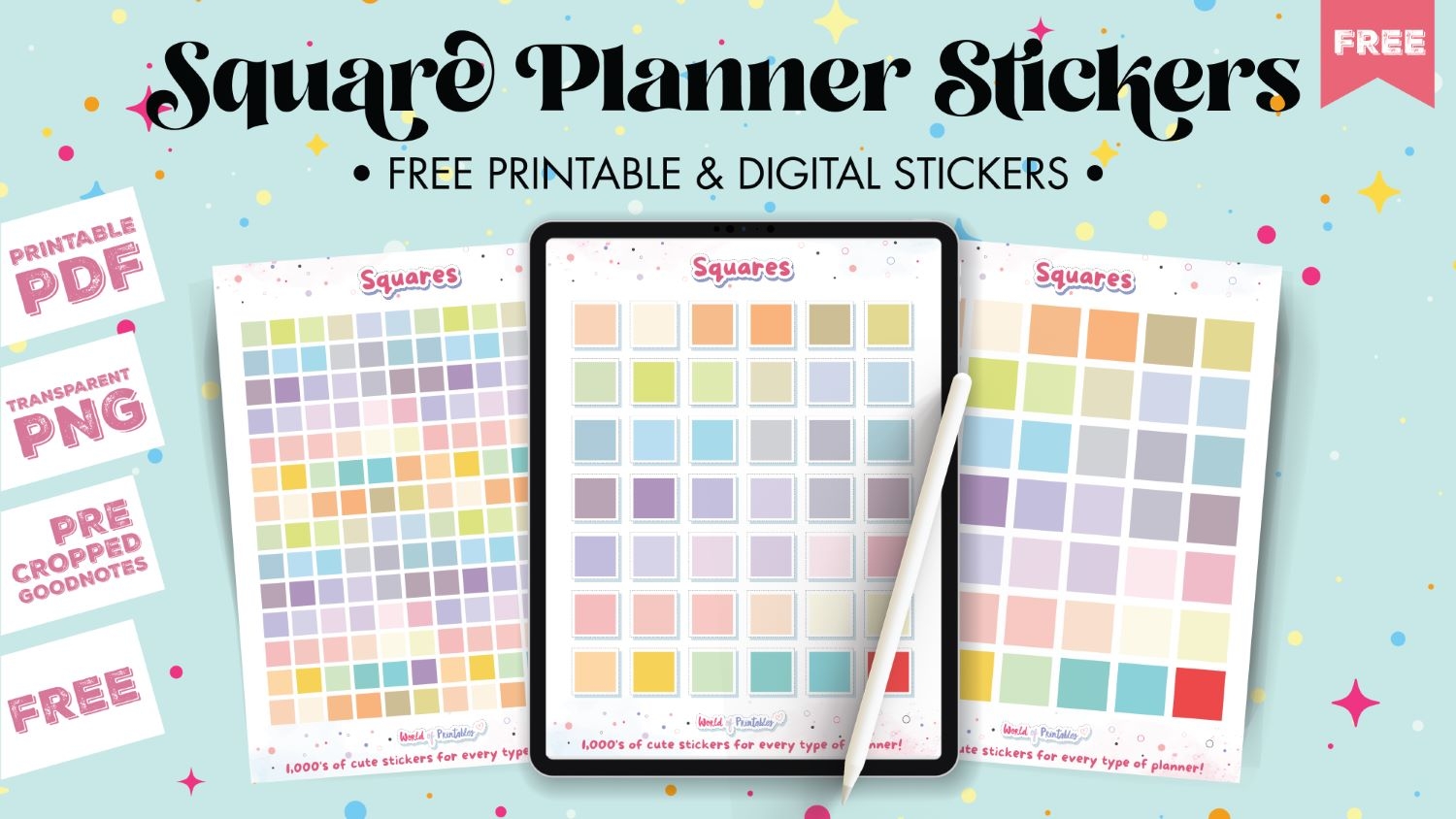 Planner Stickers Digital Printable Stickers World Of Printables