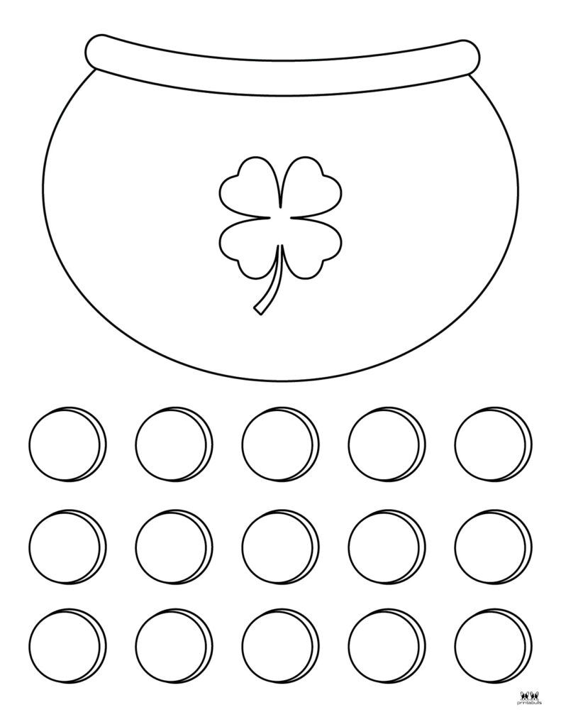 pot of gold printable template