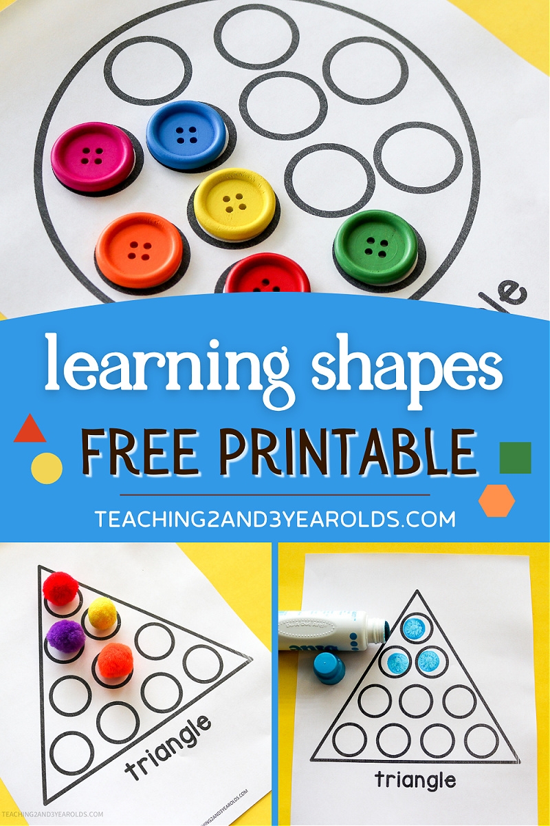 Preschool Shapes Printable Activity