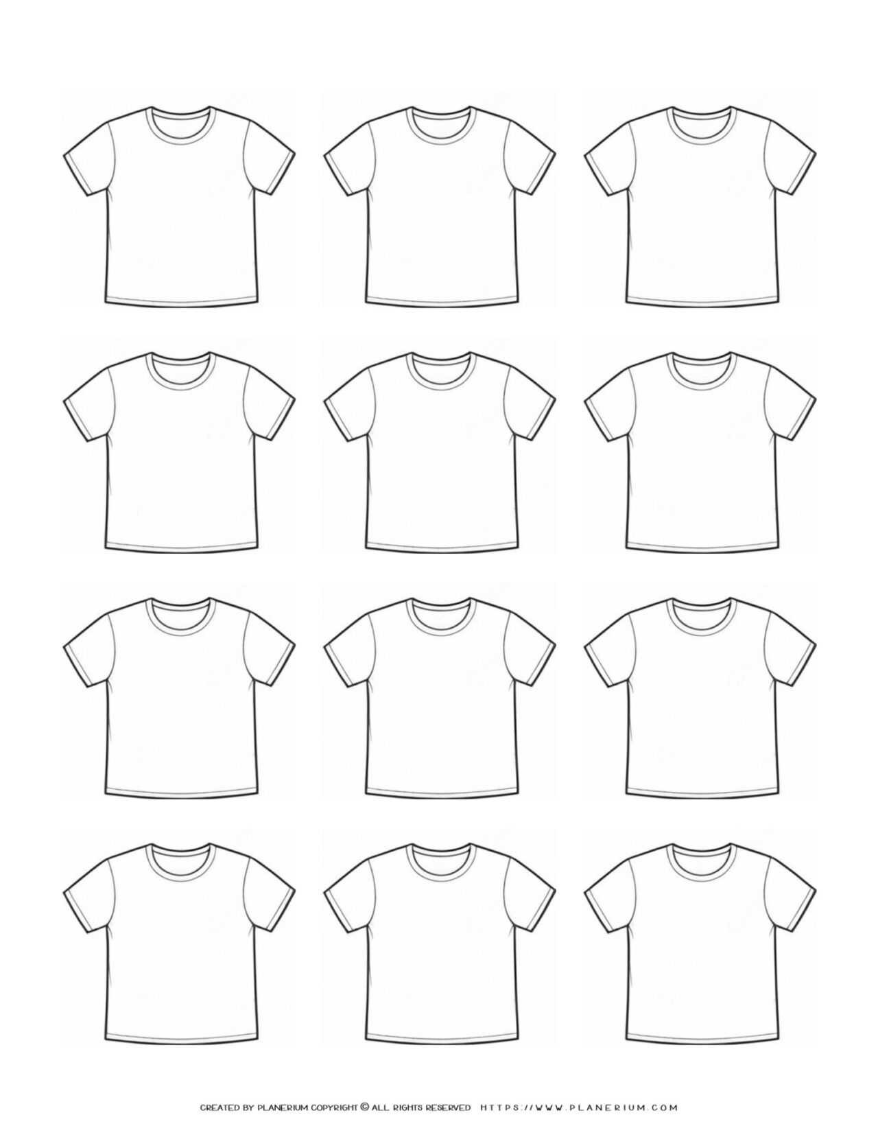 Preschool T shirt Template Printable T Shirt Template Printable Printable T Shirt Order Form Template Printable Black T shirt Template Printable