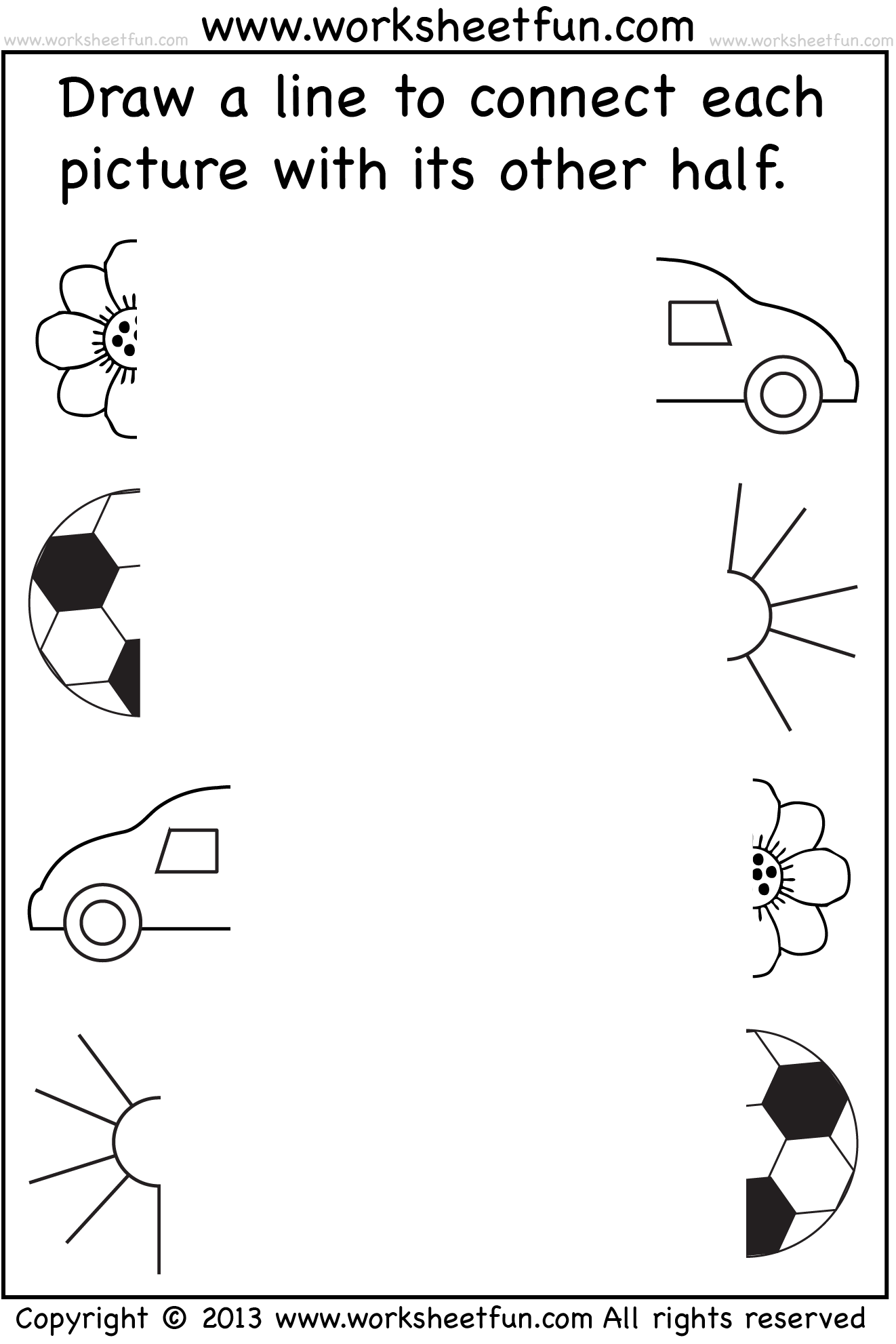 pre k activity sheets