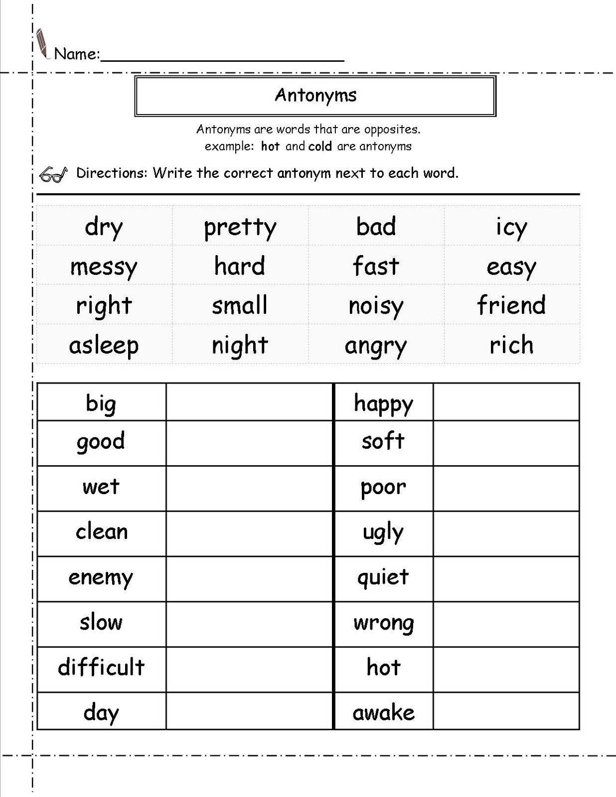 Printable 2nd Grade Worksheets For Students Worksheets Library