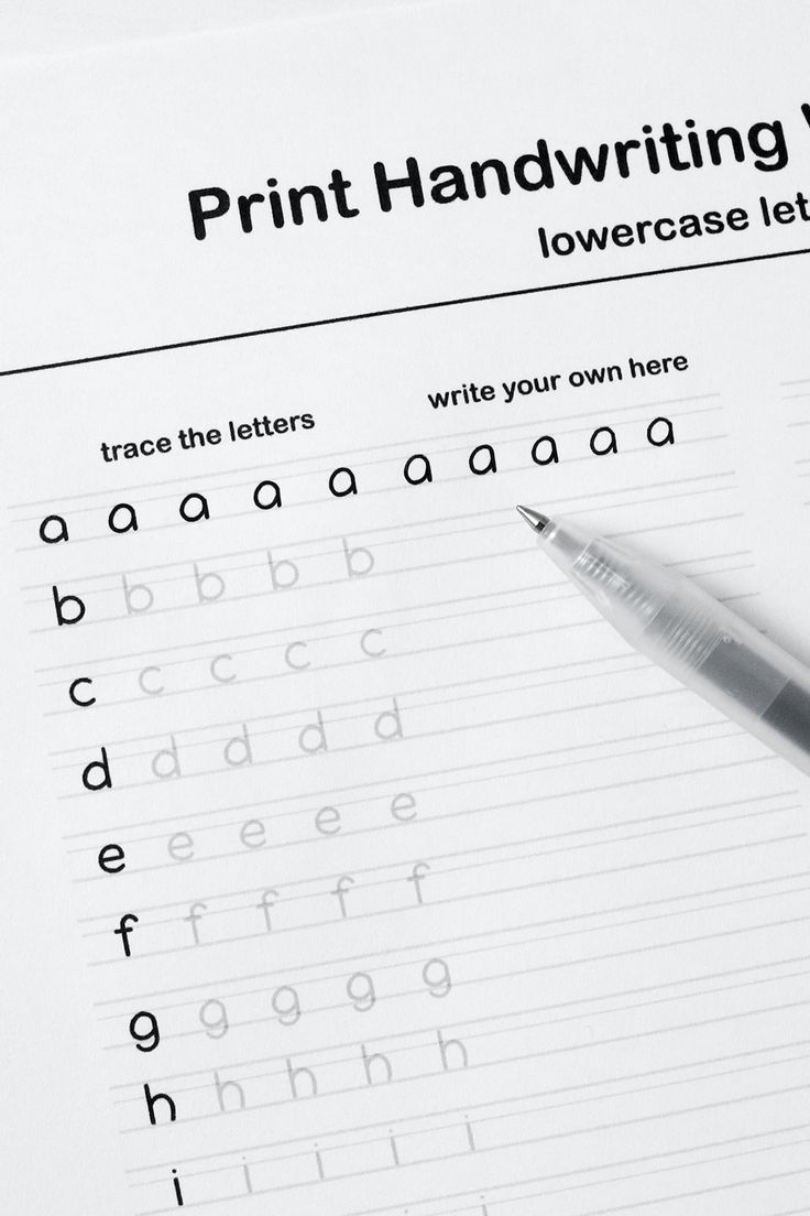 Printable Handwriting Worksheets For Kids And Adults