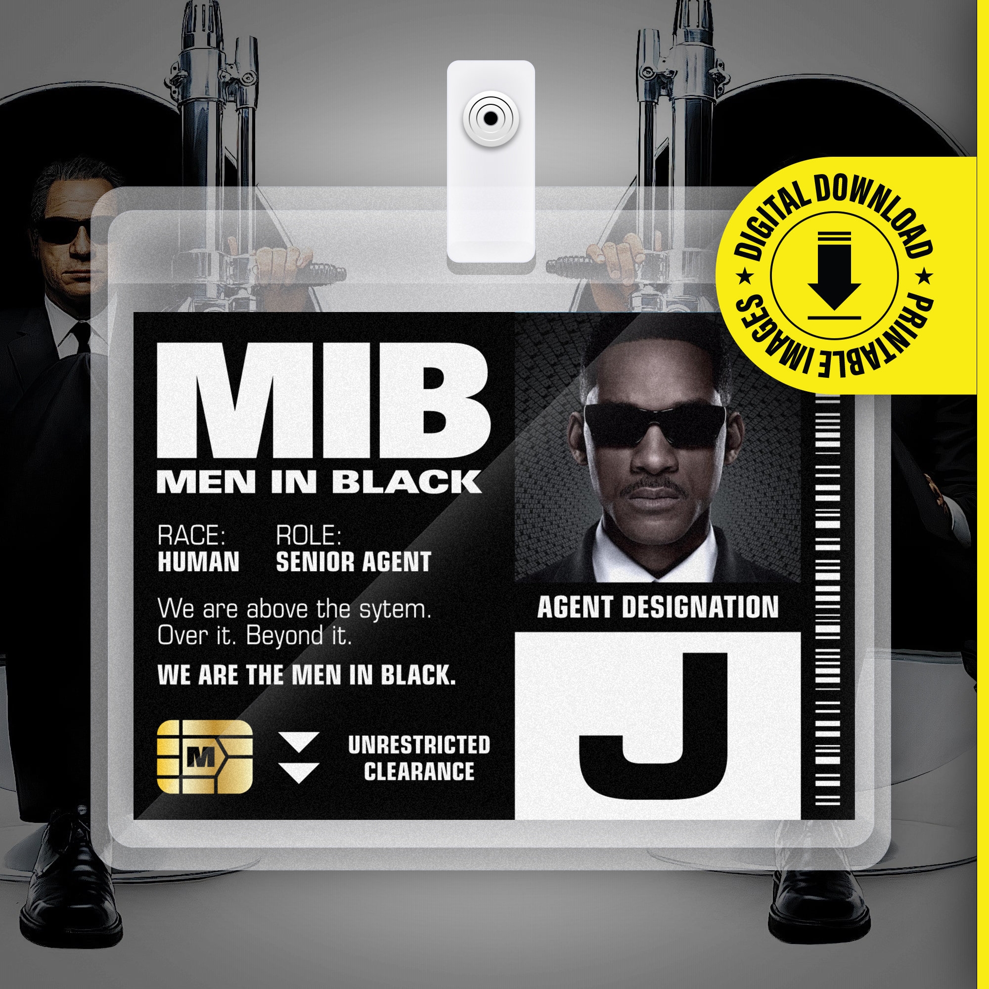 free printable mib badge template