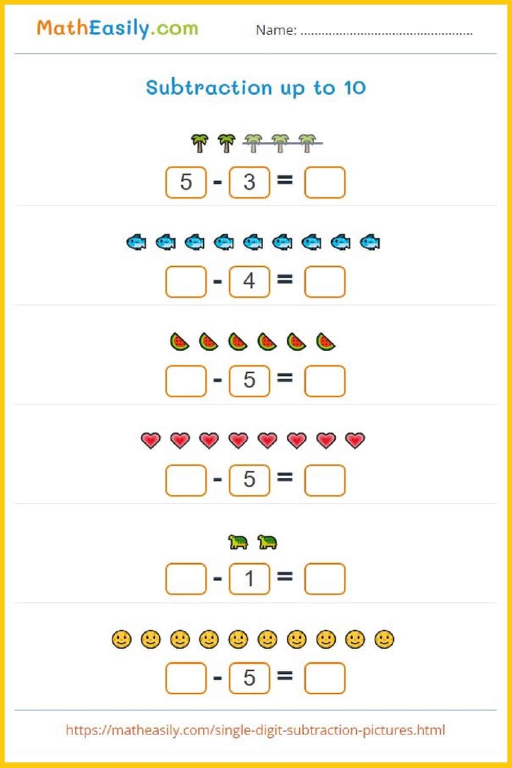 pre kg maths worksheets