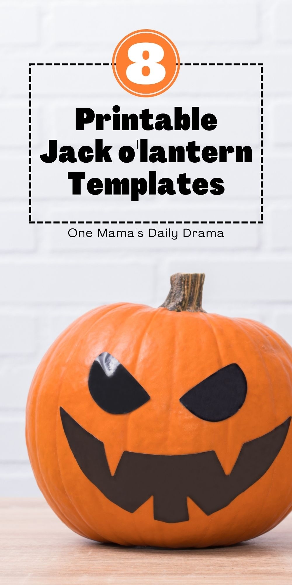 jack o lantern template printable