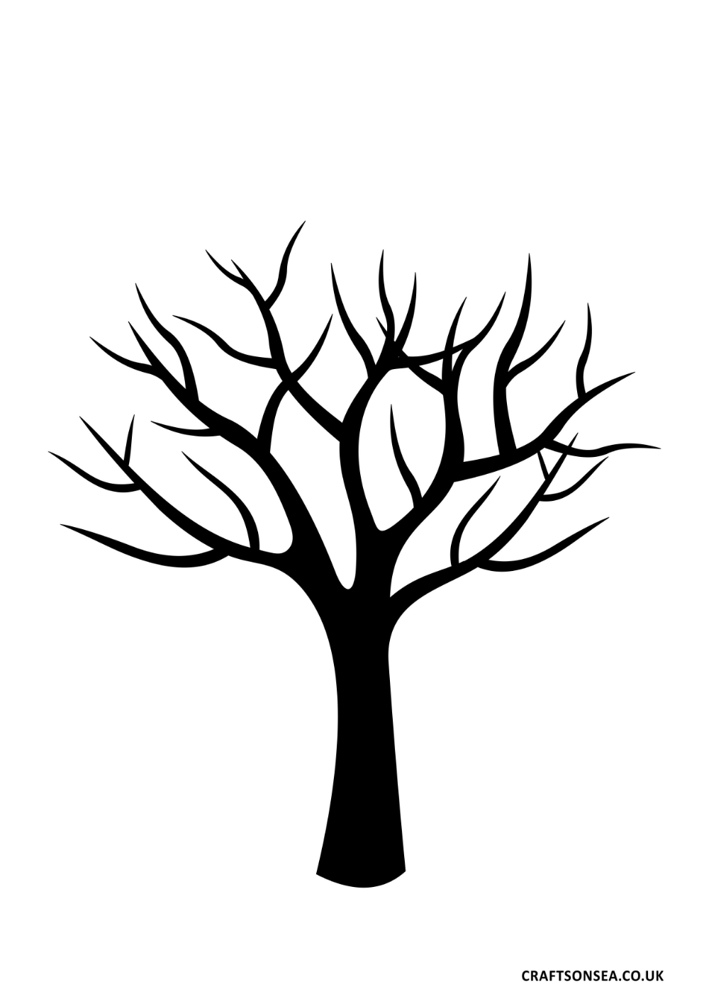 free printable tree template