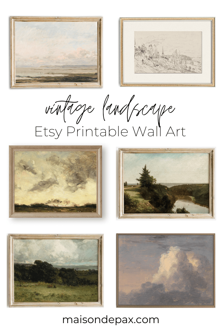 Printable Wall Art Stylish Etsy Prints Maison De Pax