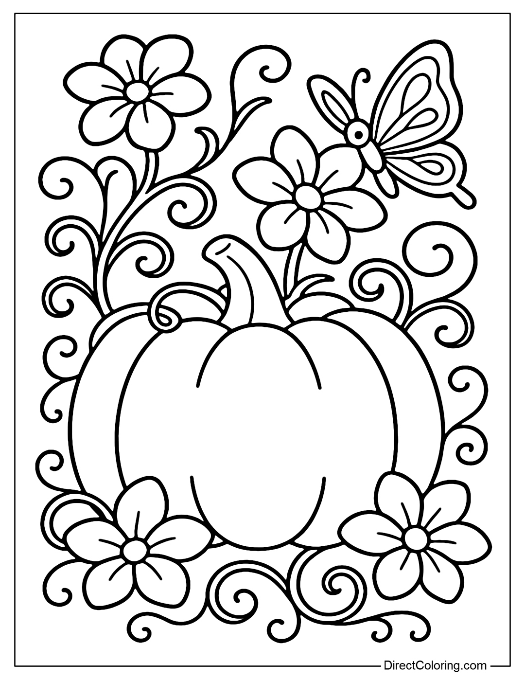 Pumpkin Coloring Pages Free PDF To Download And Print Pumpkin Coloring Pages Free PDF To Download And Print