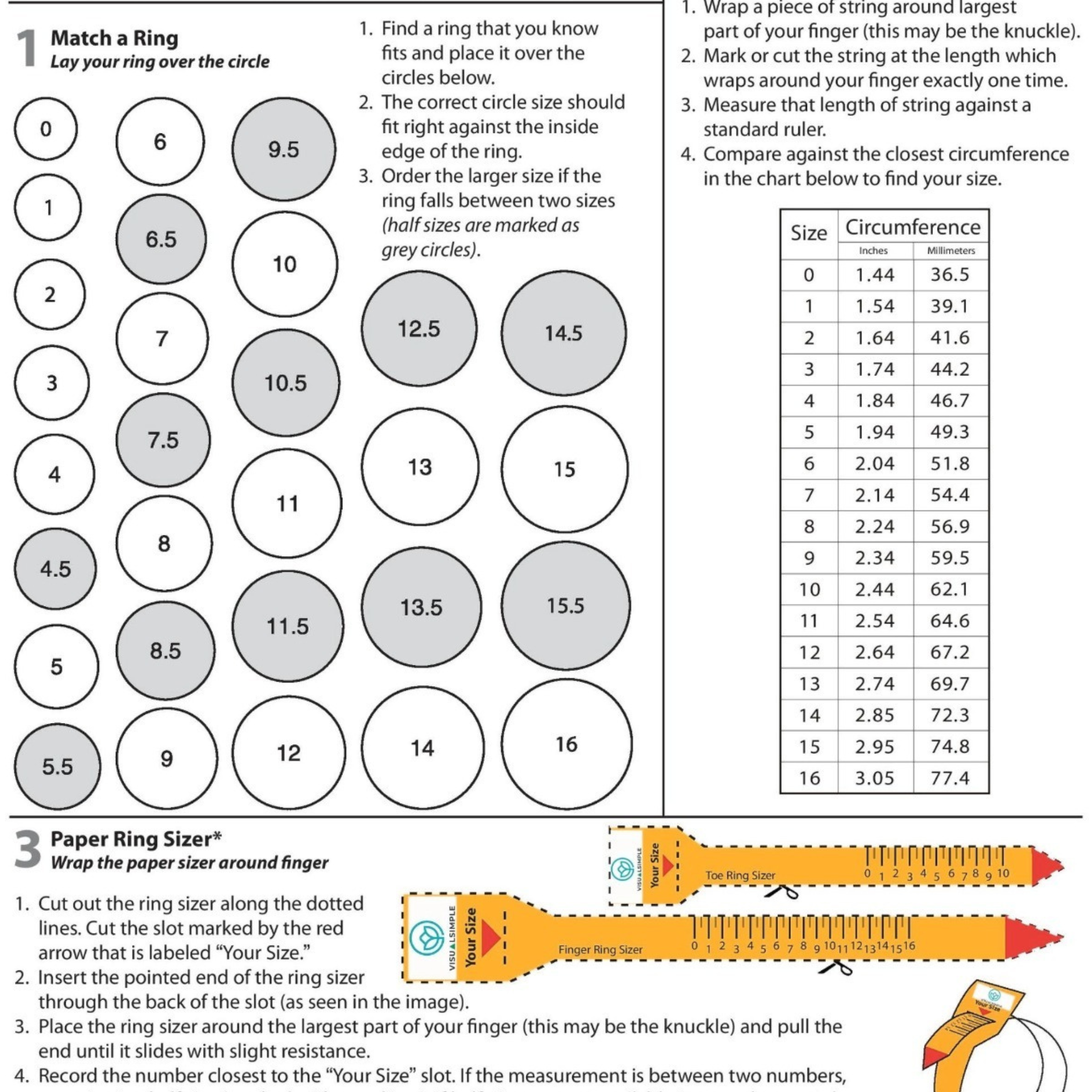 Ruler How To Figure Out Your Ring Size At Home Without A Sizer Ring Measurement Printable Know Your Ring Size At Home 2025