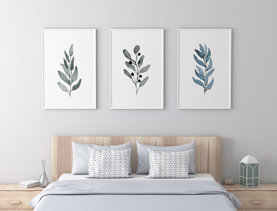 Set Of 3 Prints Printable Wall Art Set Botanical Watercolor Prints Botanical Wall Art Watercolor Wall Art Printable Wall Art Etsy