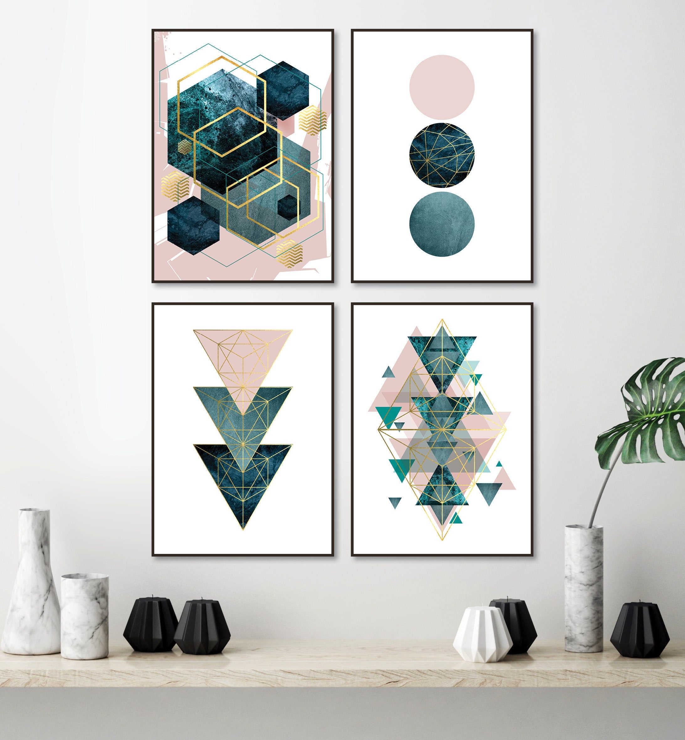 geometric wall art printable
