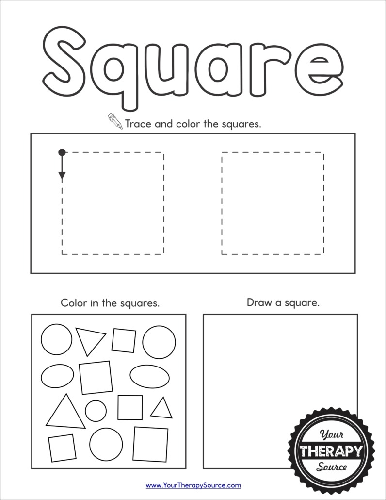 shape worksheets for preschoolers