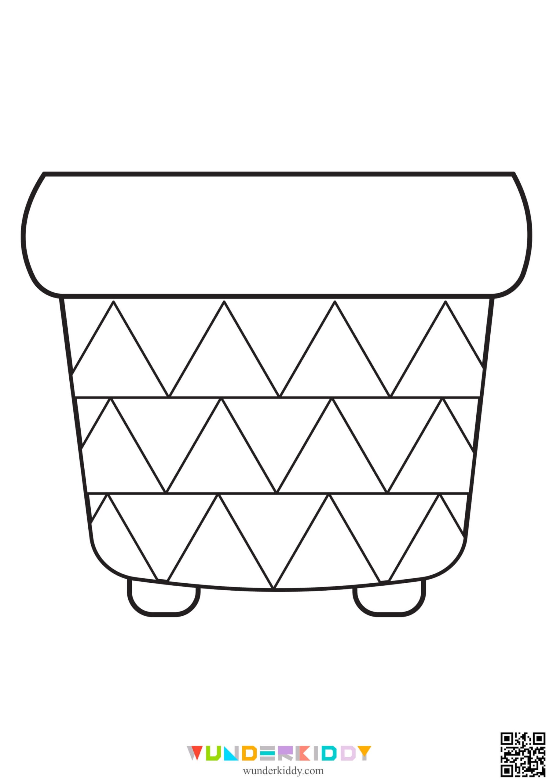 flower pot template printable