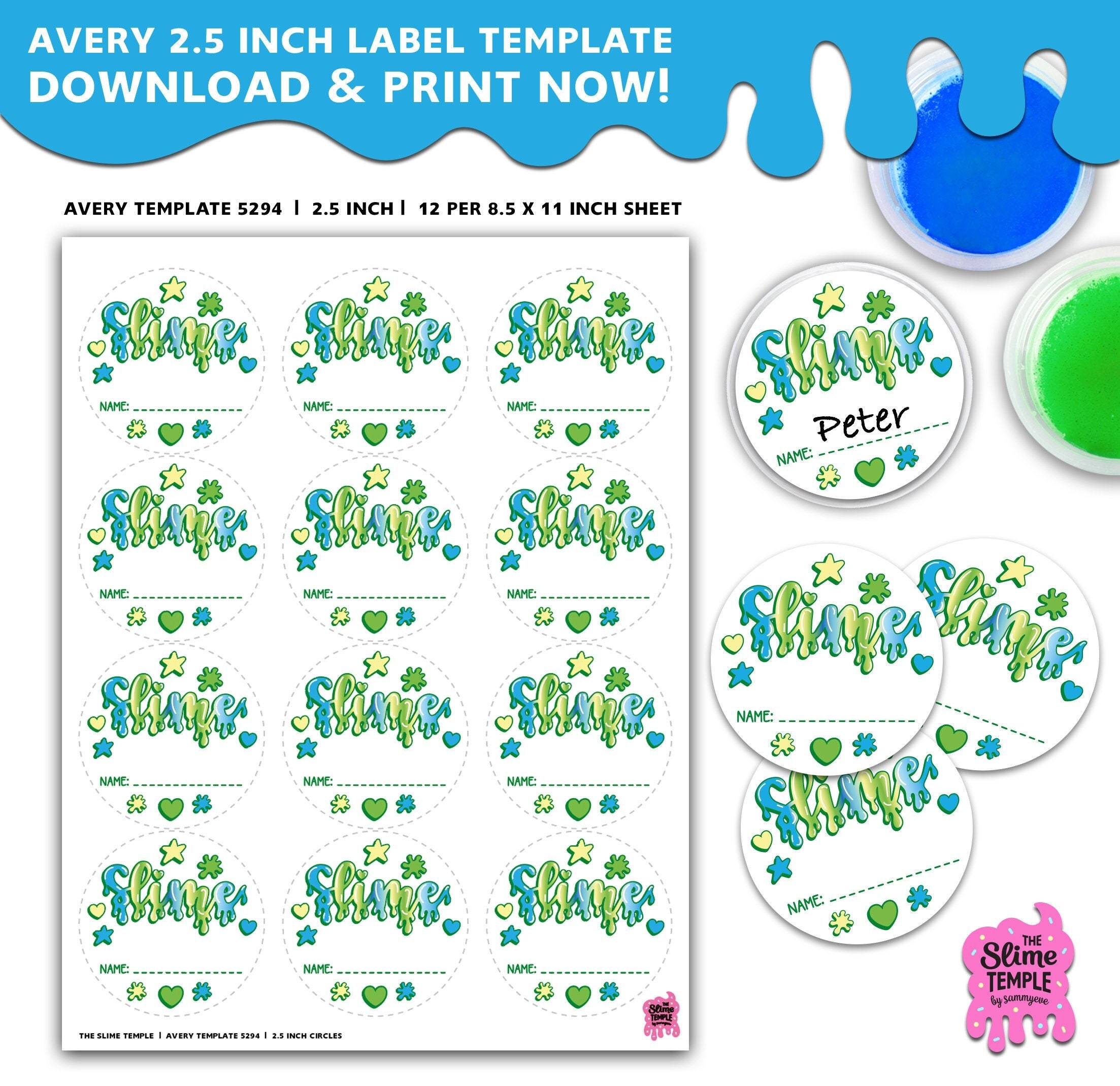 avery printable labels template