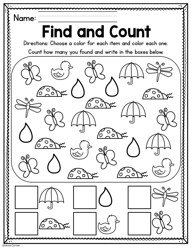 Spring Kindergarten Worksheets May Made By Teachers Spring Kindergarten Worksheets May Made By Teachers