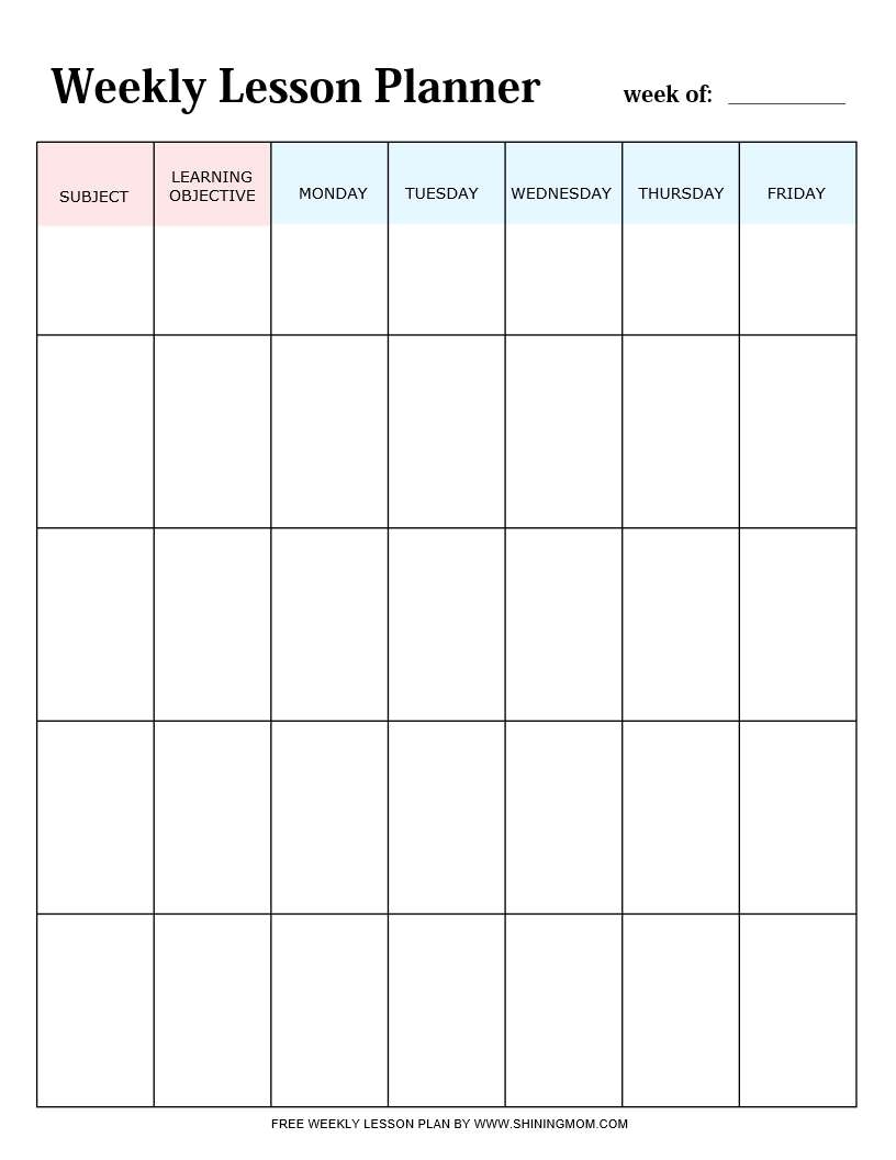 Teacher Planner Templates 40 Printables To Be More Efficient