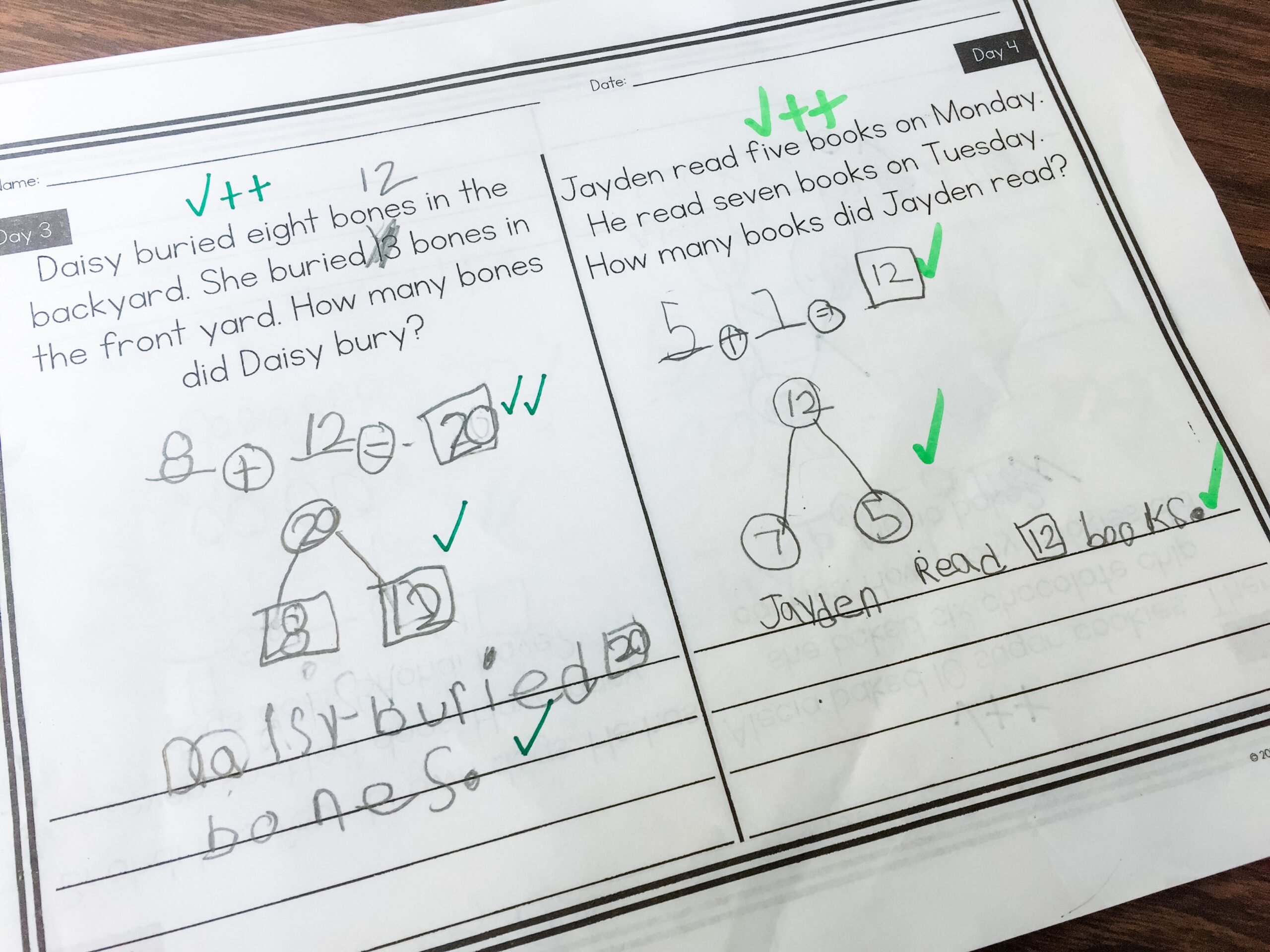 word problems for 2nd grade