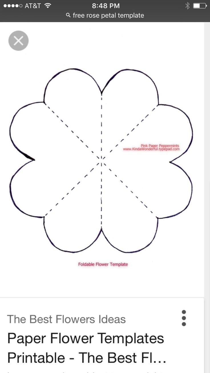 flower templates free printable