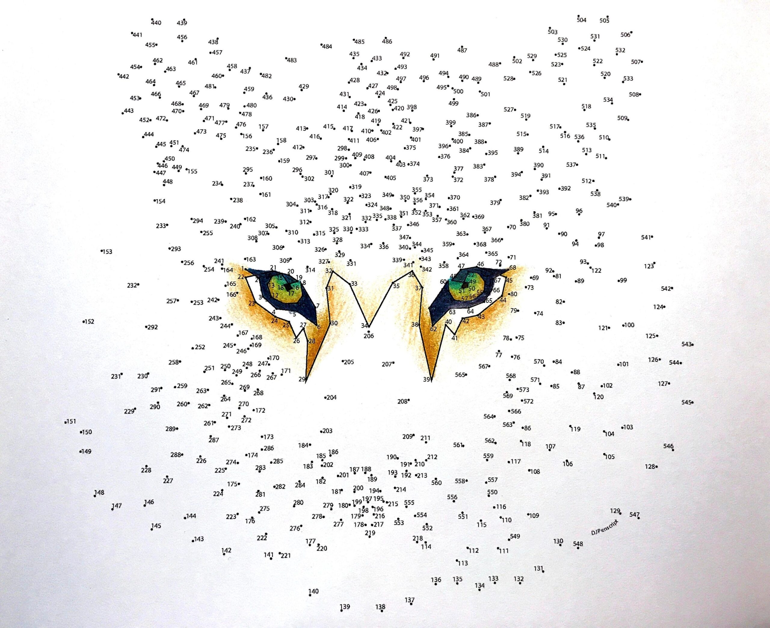 Tiger Extreme Dot To Dot PDF Activity And Coloring Page Etsy UK