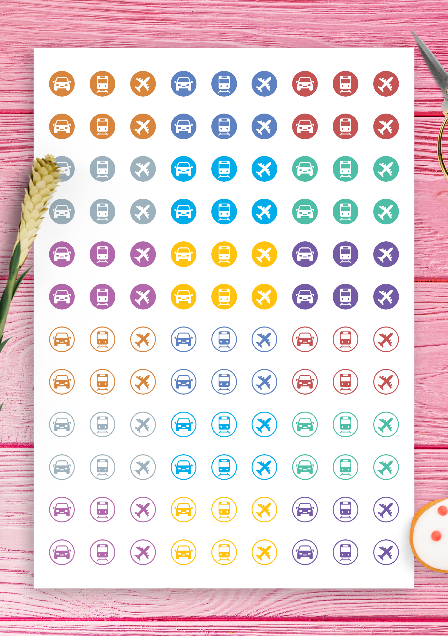 sticker planner printable