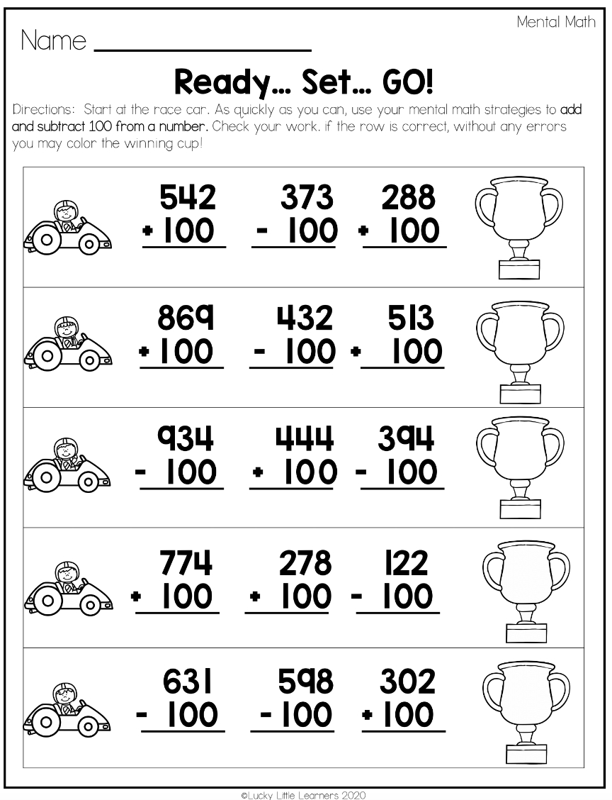 Using 2nd Grade Math Worksheets To Teach 3 Digit Subtraction With Worksheets Library