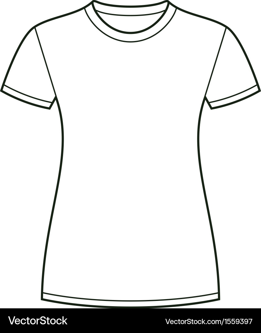 Wei es T Shirt Vorlage Lizenzfreies Vektorbild