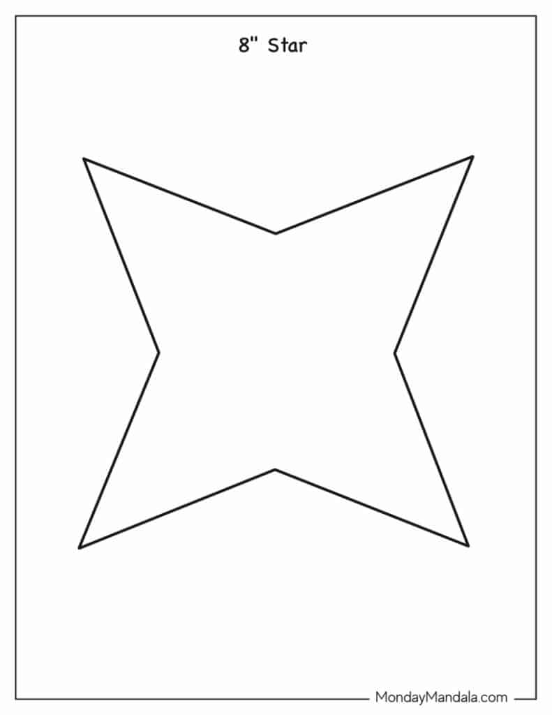 100 Star Templates Free PDF Printables 