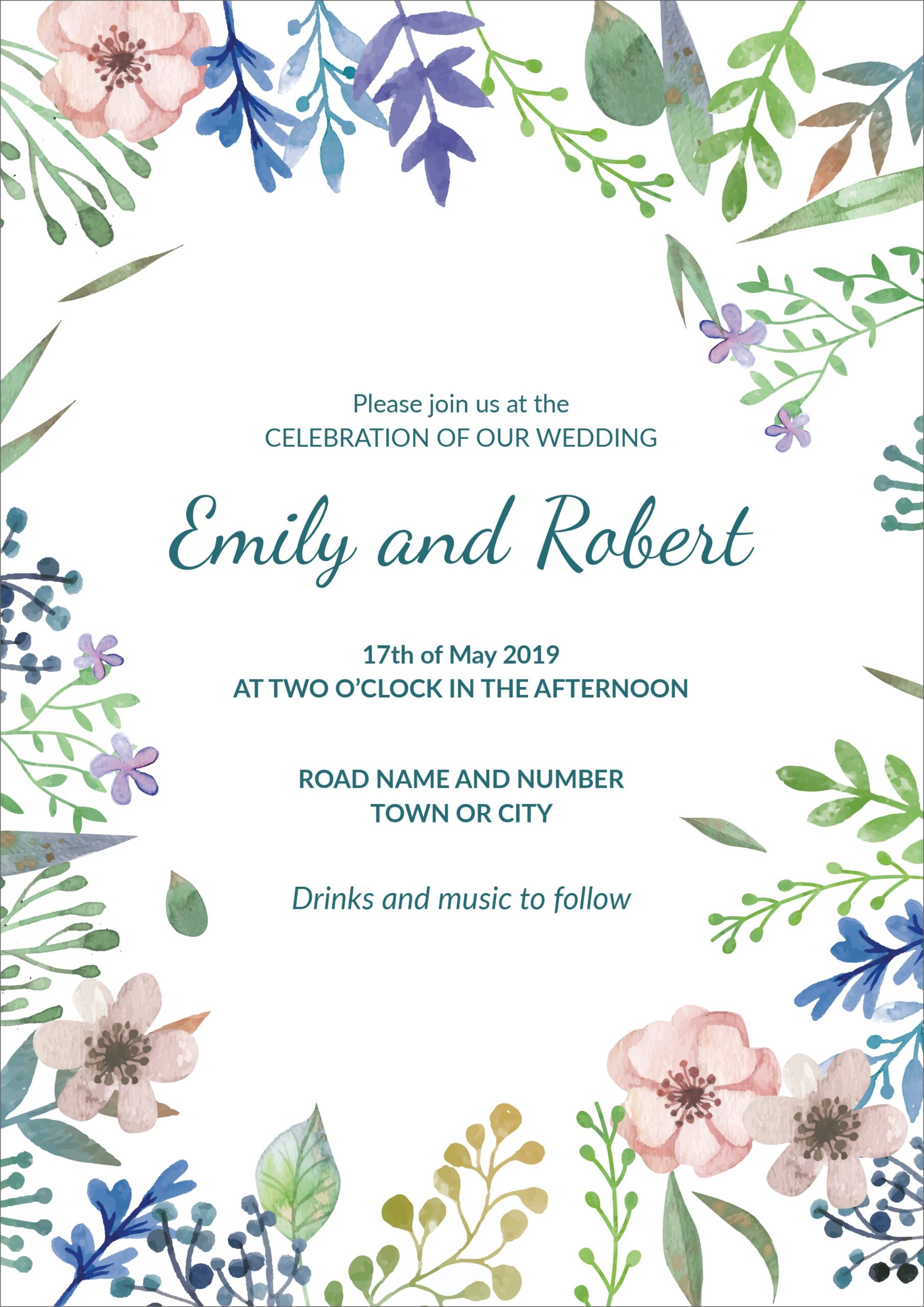free invitation card templates