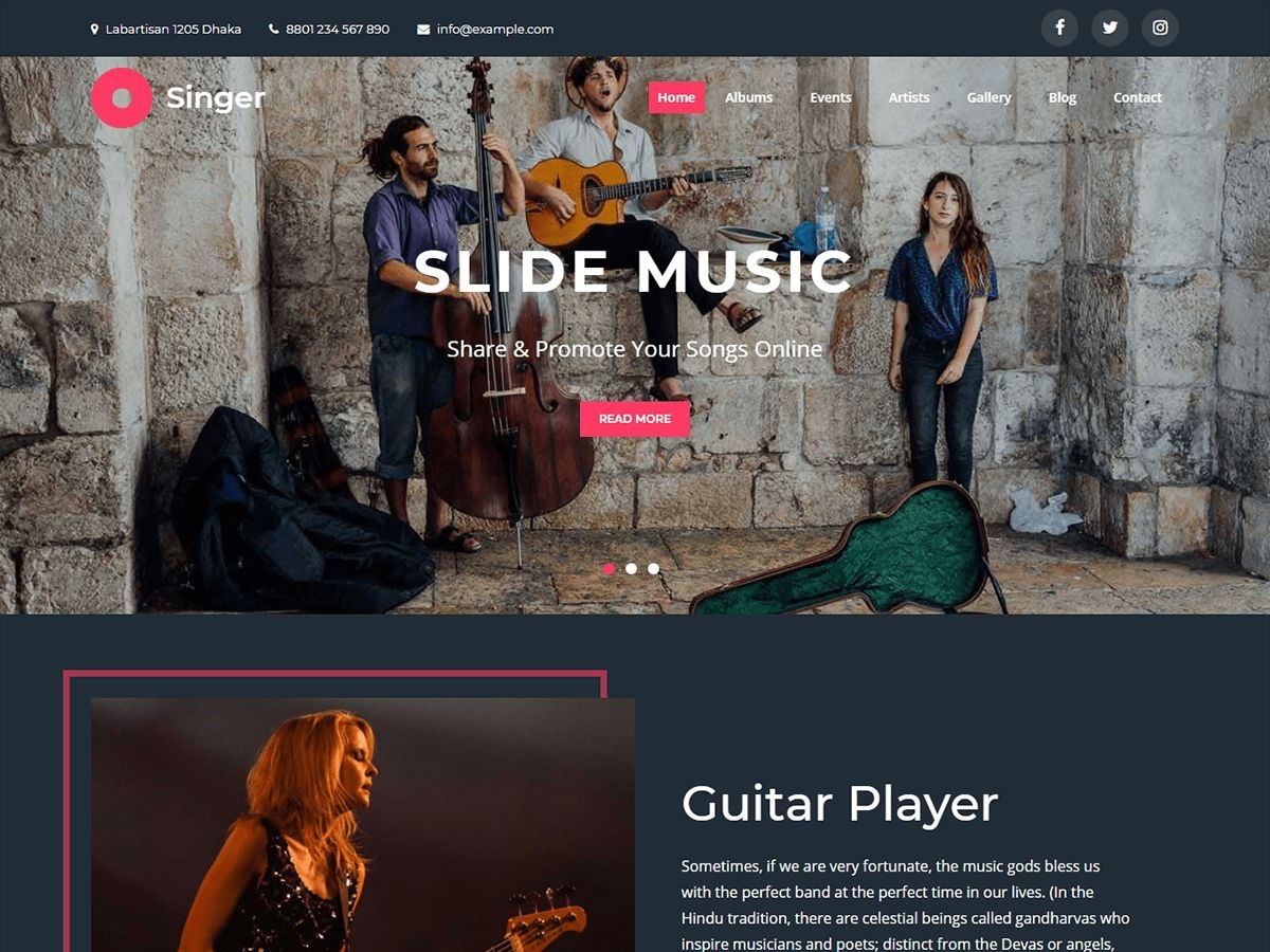 19 Best Music Band Website Templates Free Paid Alvaro Trigo s Blog