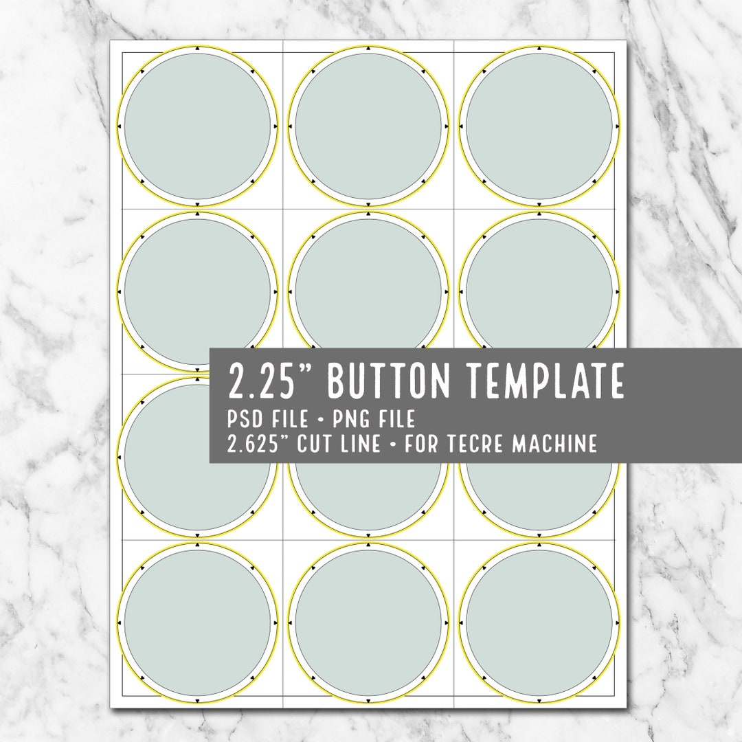 2 1/4 button template