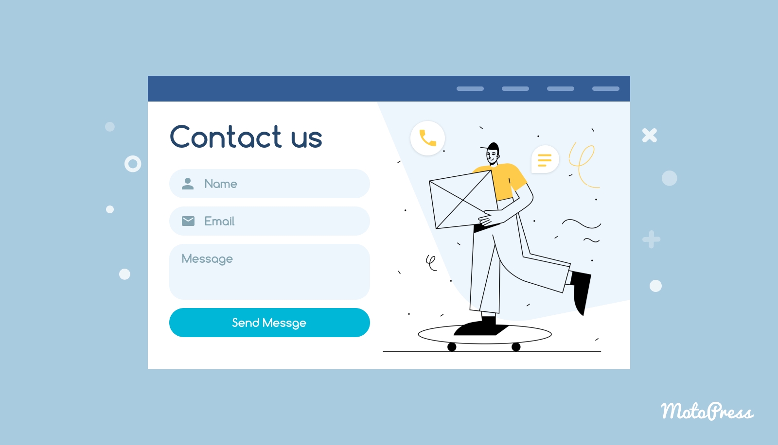 20 Best Contact Us Page Design Examples Templates 2025 MotoPress