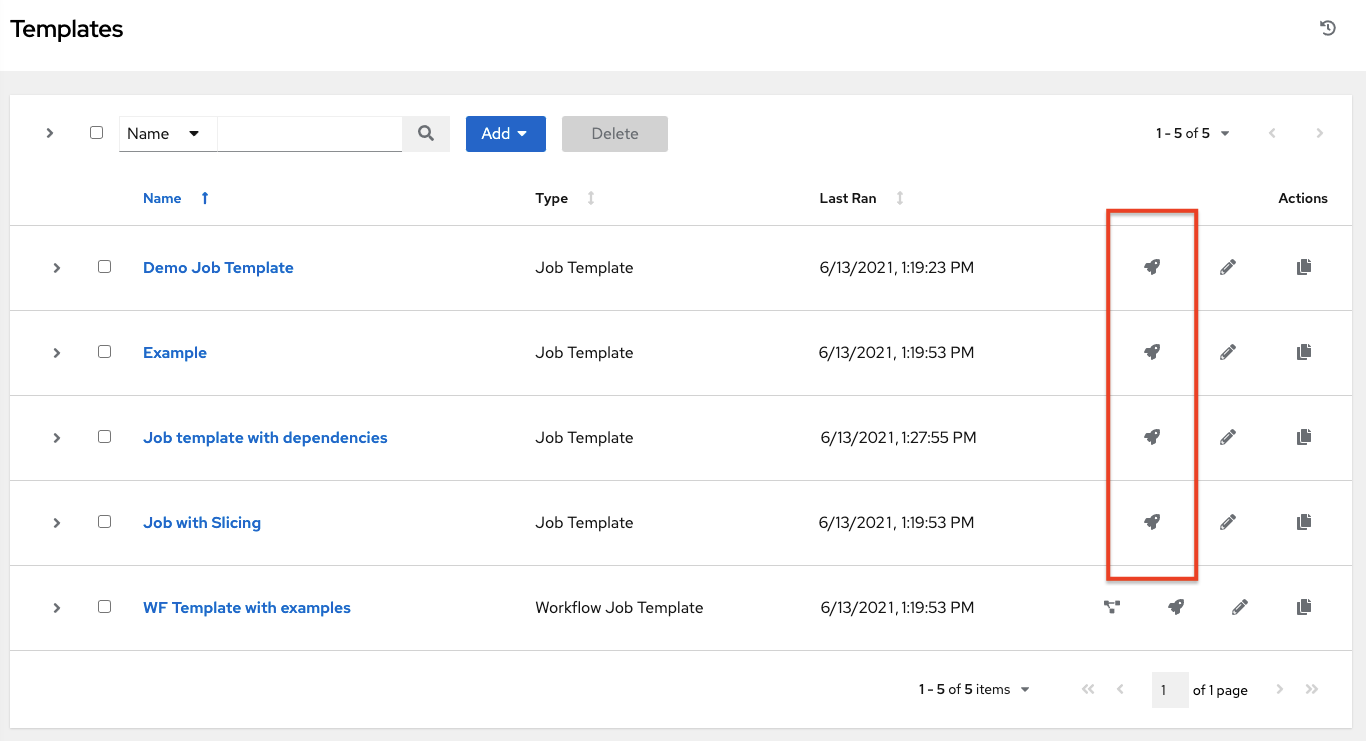 20 Job Templates Ansible AWX Community Documentation