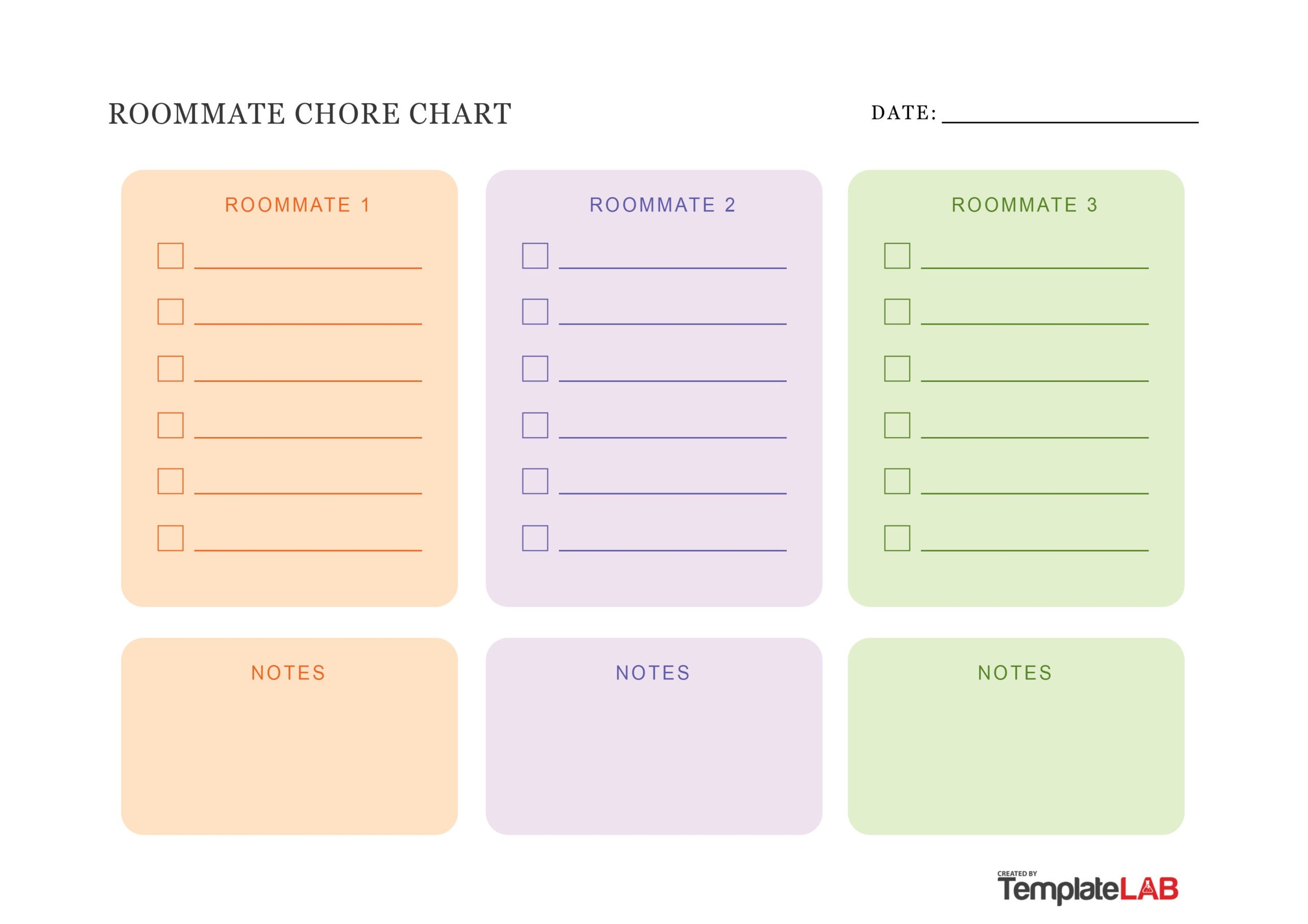 chores list template
