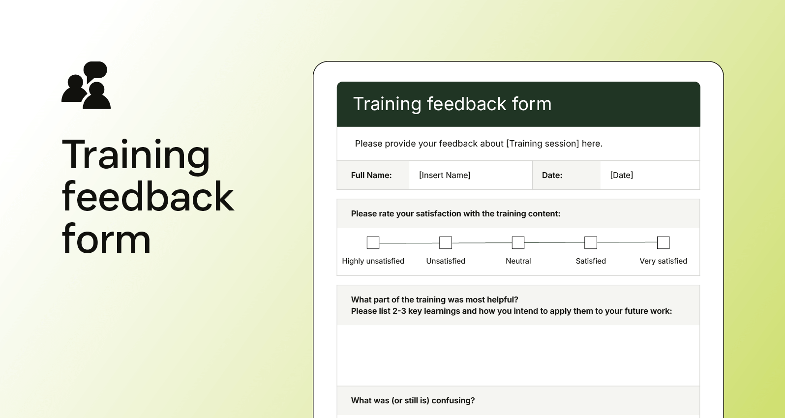 25 Free And Customizable Feedback Form Templates