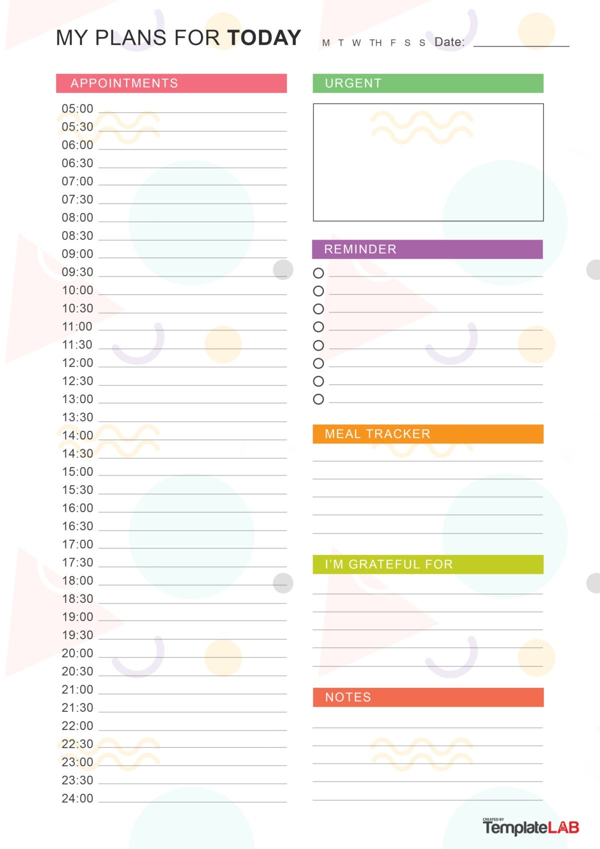 25 Printable Daily Planner Templates FREE In Word Excel PDF 25 Printable Daily Planner Templates FREE In Word Excel PDF