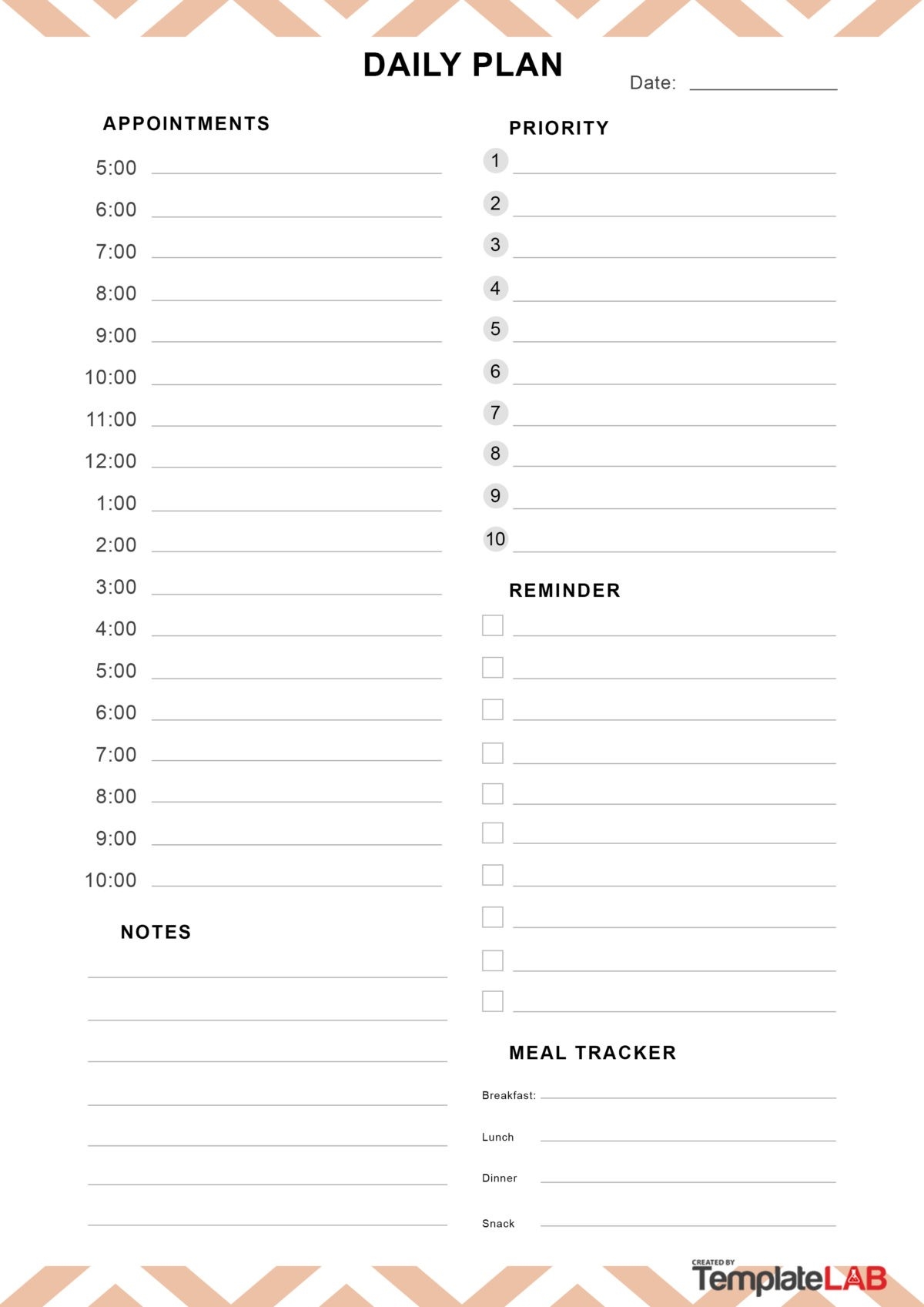 25 Printable Daily Planner Templates FREE In Word Excel PDF 25 Printable Daily Planner Templates FREE In Word Excel PDF