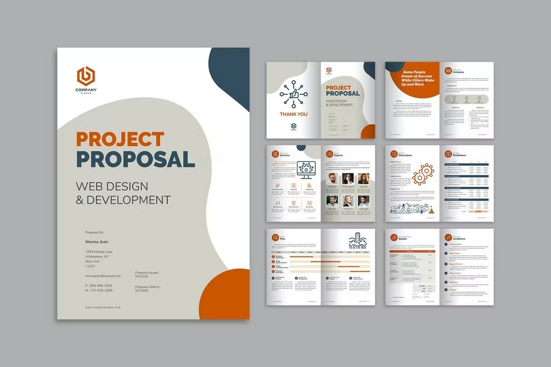 40 Best Business Proposal Templates With Creative Designs Design Shack