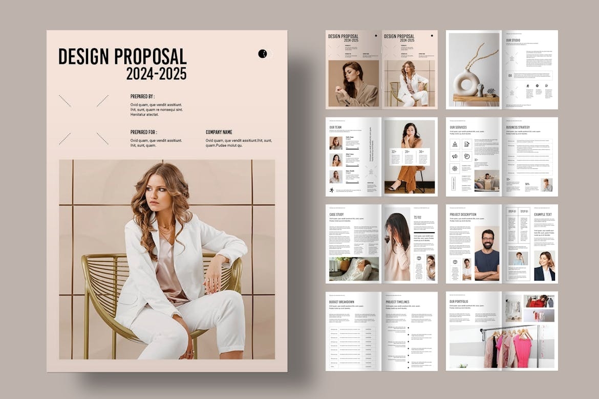 40 Best Graphic Design Proposal Templates Branding Marketing Design Shack