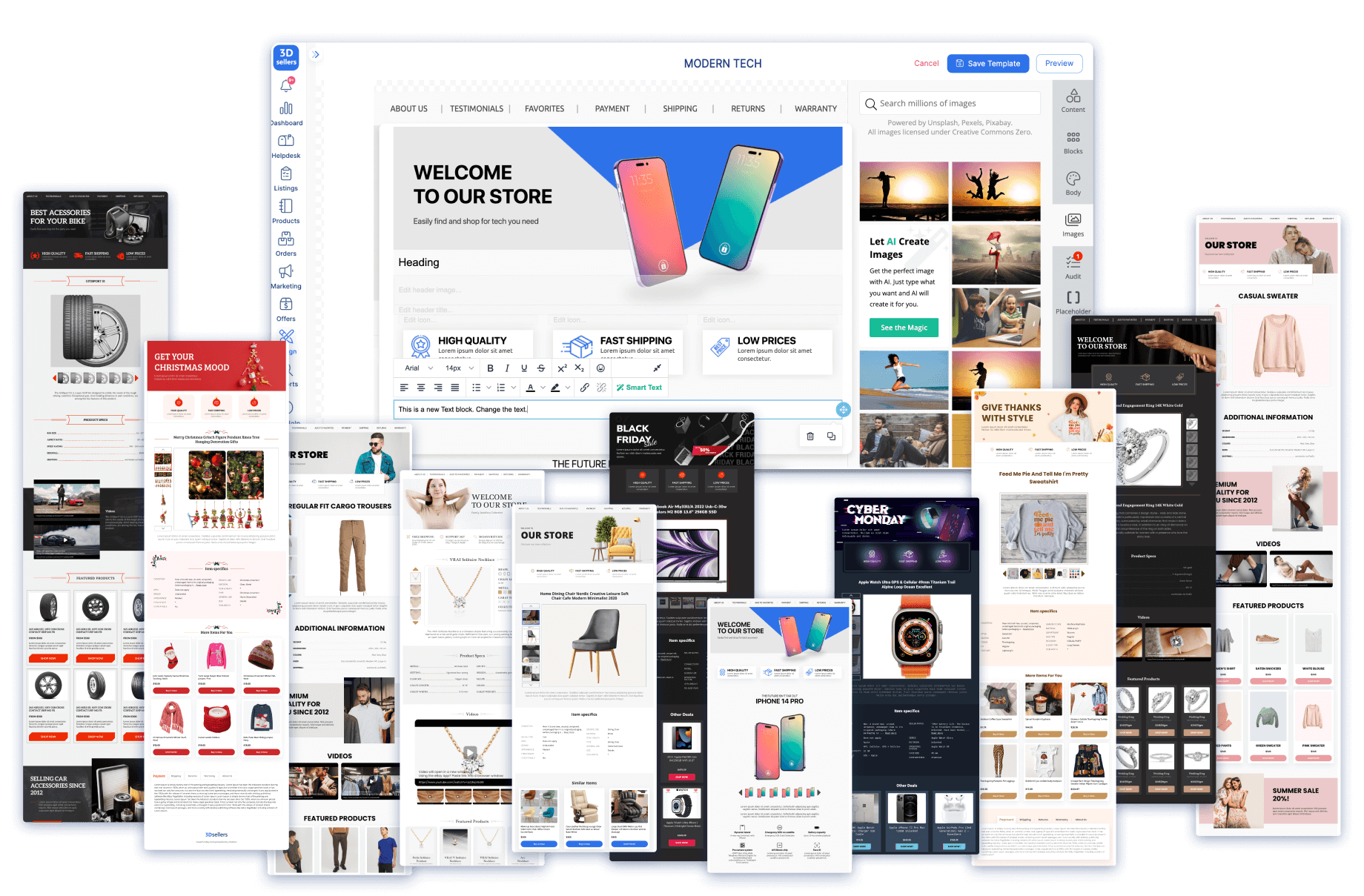 40 Stunning EBay Listing Templates 3Dsellers