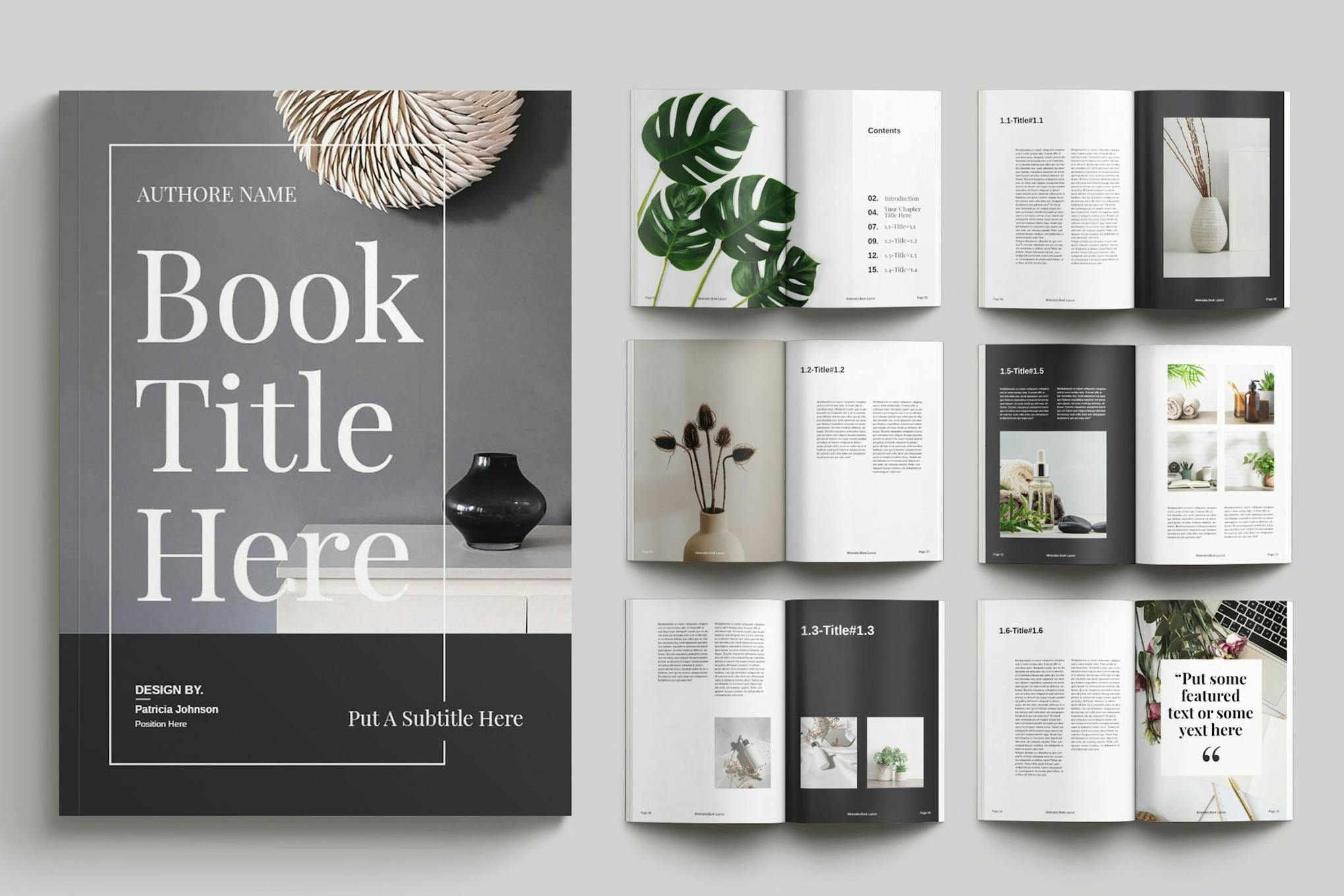 book layout template book layout template